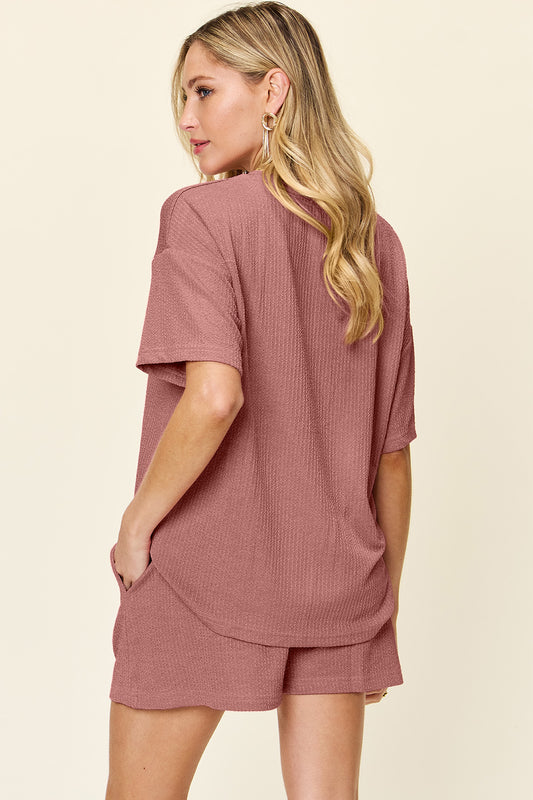 Chic Co-ord Short Set for Ladies