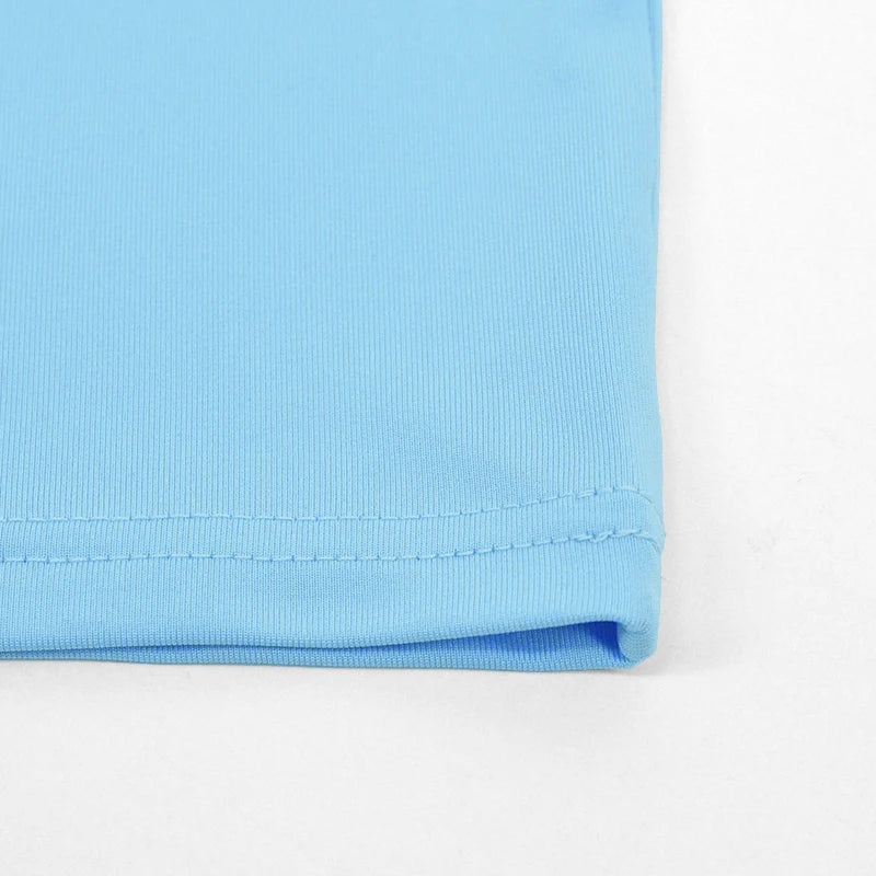 Short Sleeve O-Neck Crop Top + High Waist Skirt Sets