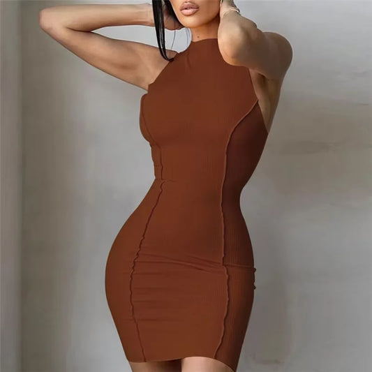 Hot Sleeveless Mini Bodycon Dresses