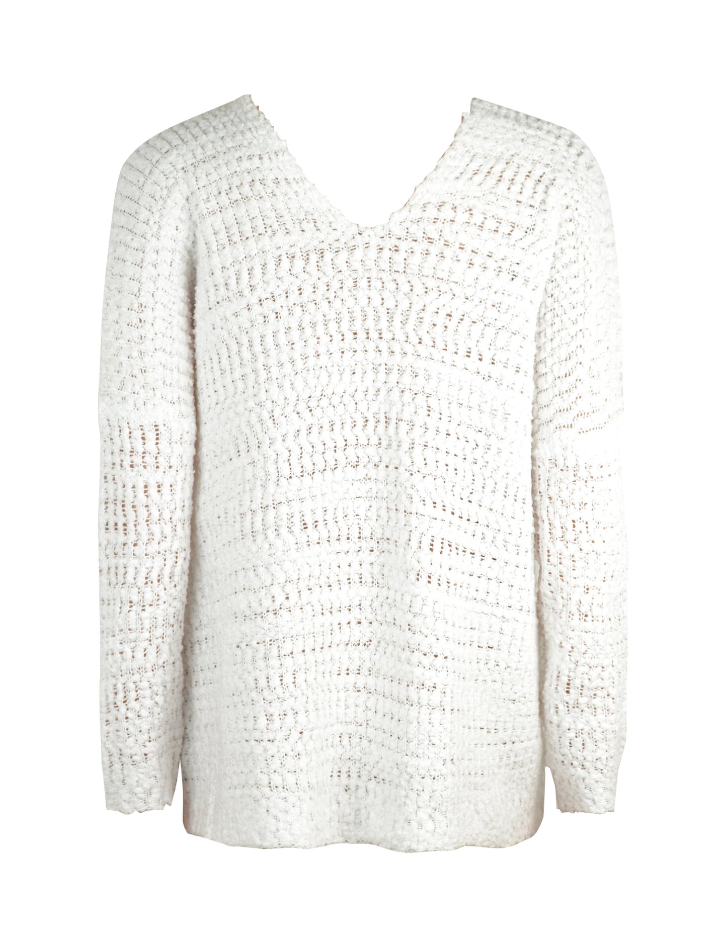 Single Shoulder Long Sleeve Sweater - Fashion Finder Hub