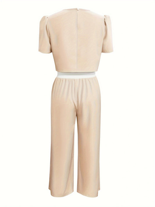 Fashion Forward: Coordinated Pant and Top Set