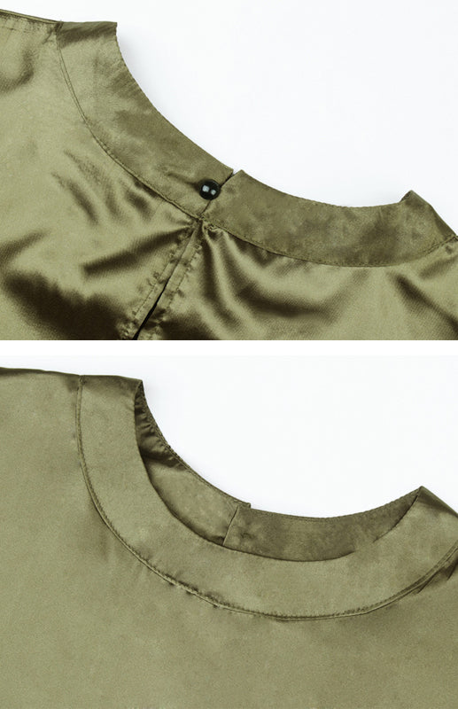 Round Neck Pajamas Set
