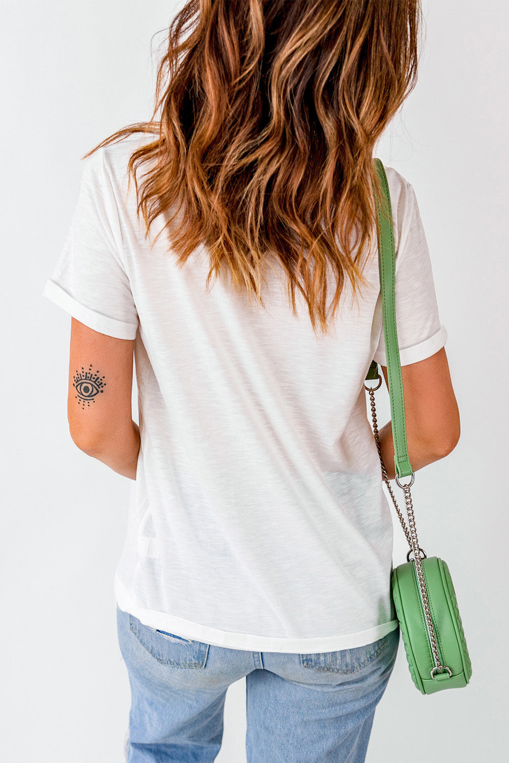 Graphic Round Neck Short Sleeve T-Shirt - Fashion Finder Hub