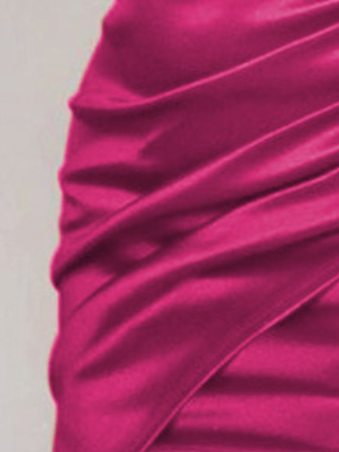 Ruched Spaghetti strap Wrap Dress - Fashion Finder Hub