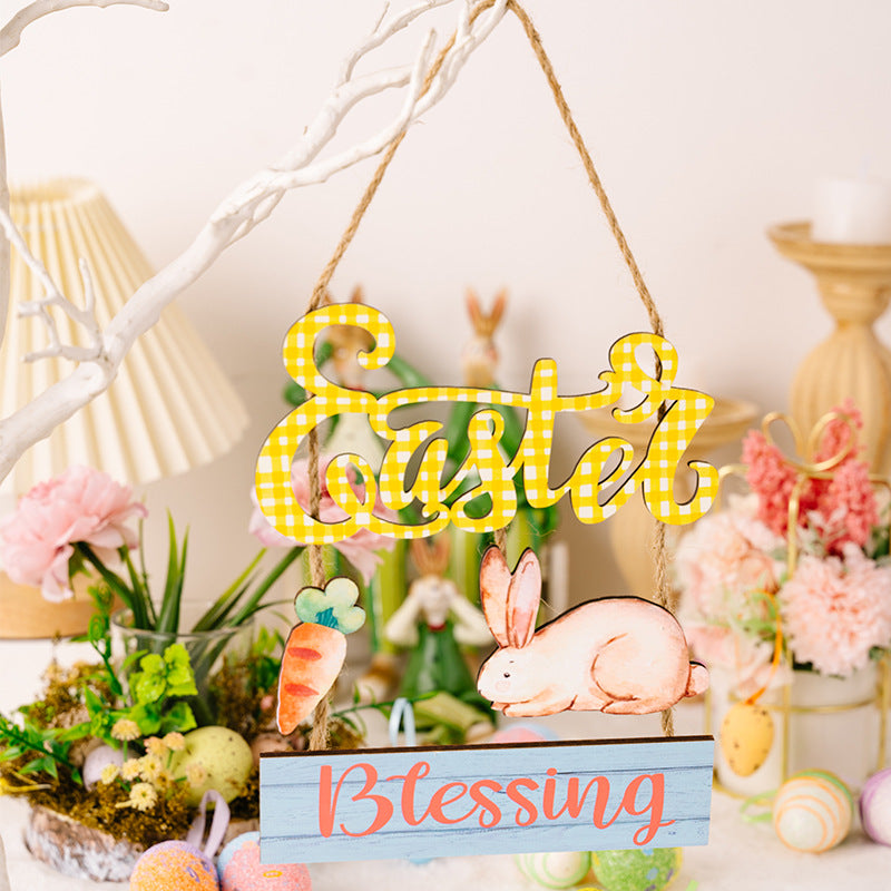 Easter Wooden Hanging Widget