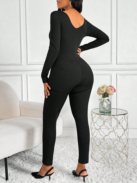 Women's Slim Fit Casual Jumpsuits