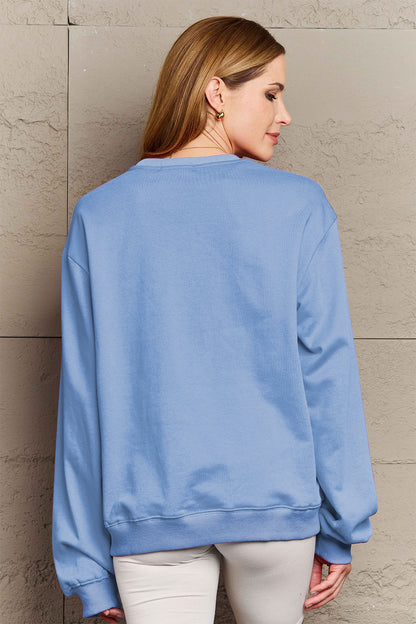 Simply Love Full Size THANKFUL Graphic Sweatshirt - Fashion Finder Hub