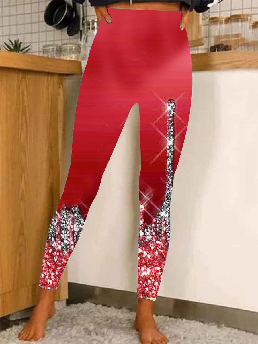 Dream Girl Tight High Waist Stretch 3D Digital Printing Leggings