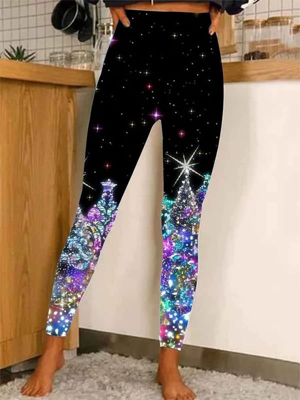 Dream Girl Tight High Waist Stretch 3D Digital Printing Leggings