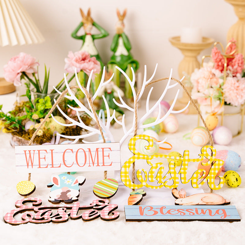 Easter Wooden Hanging Widget