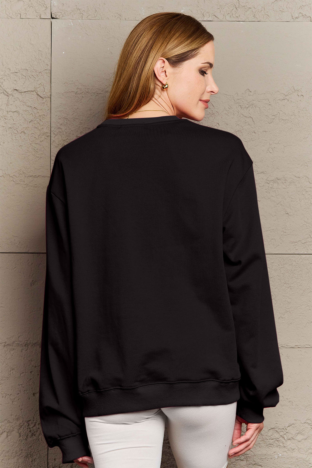 Simply Love Full Size Graphic Round Neck Sweatshirt - Fashion Finder Hub