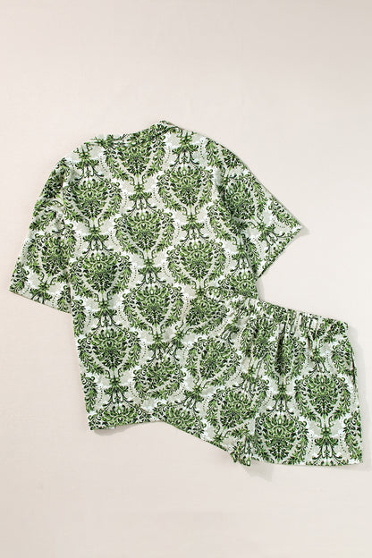 Open front short set