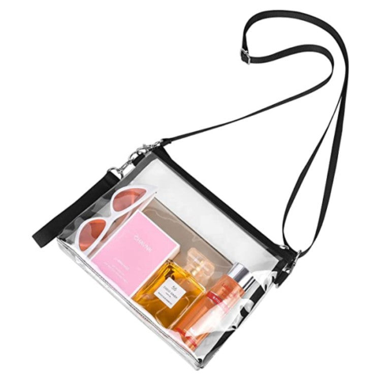 Transparent Crossbody Bag Wallet Travel Handbag