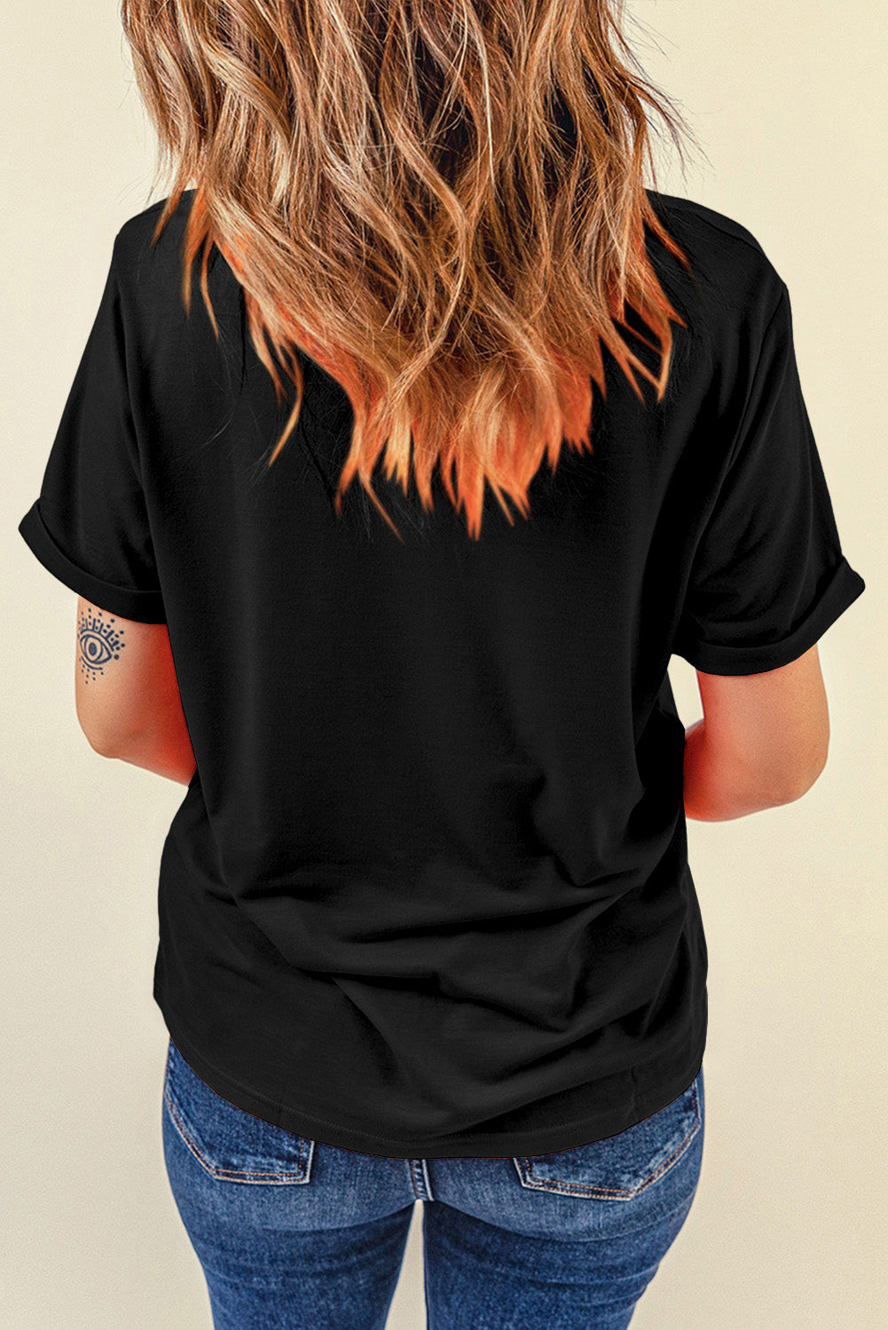 HOWDY Round Neck Short Sleeve T-Shirt - Fashion Finder Hub