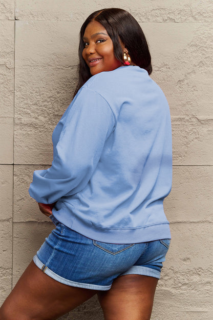 Simply Love Full Size COZY Graphic Sweatshirt - Fashion Finder Hub