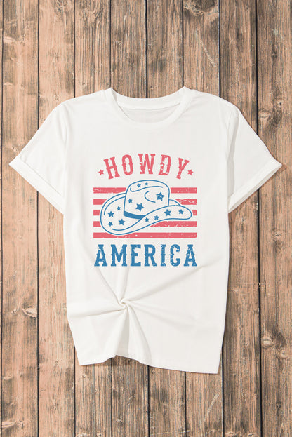 Graphic Round Neck Short Sleeve T-Shirt - Fashion Finder Hub