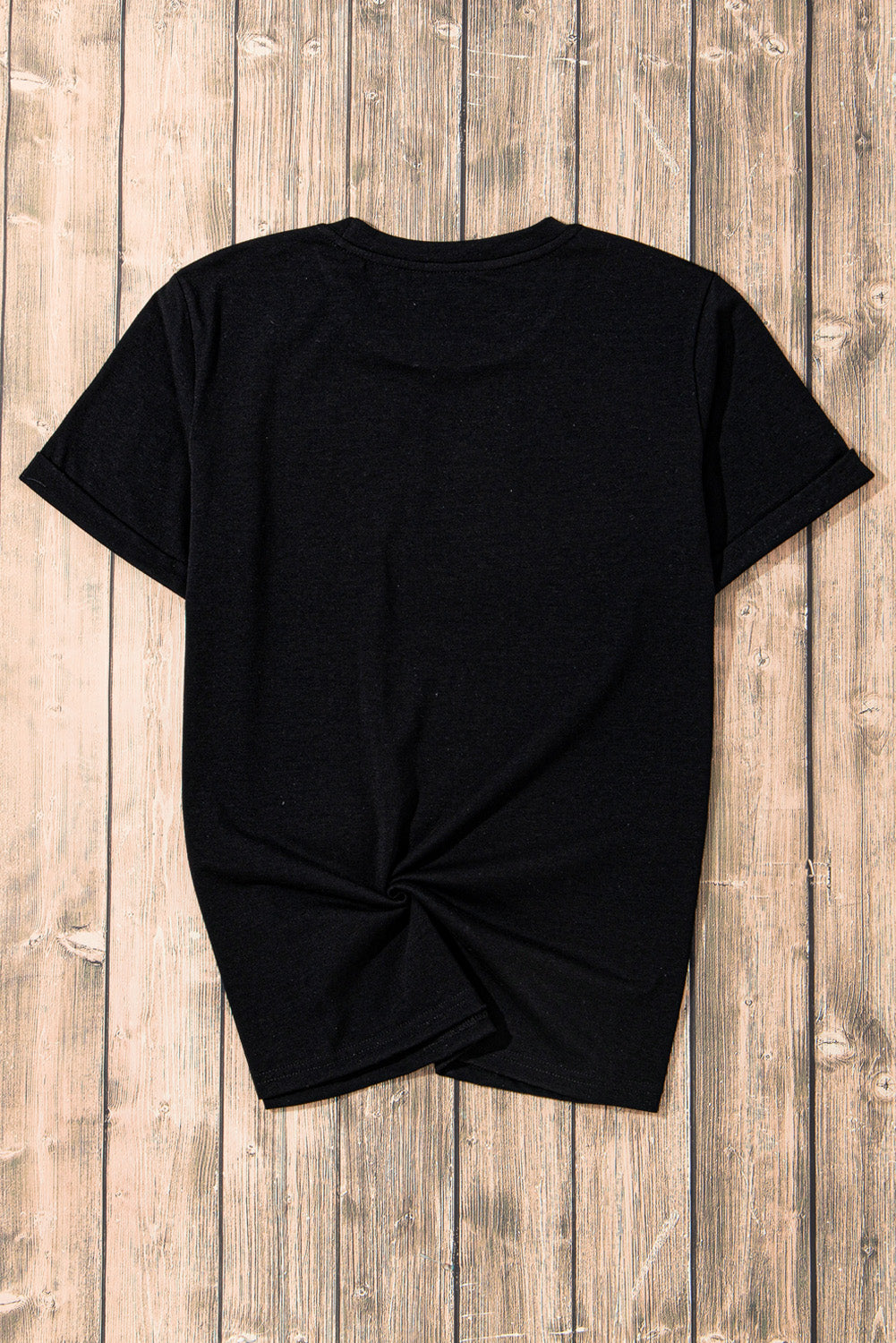 Sequin Round Neck Short Sleeve T-Shirt - Fashion Finder Hub