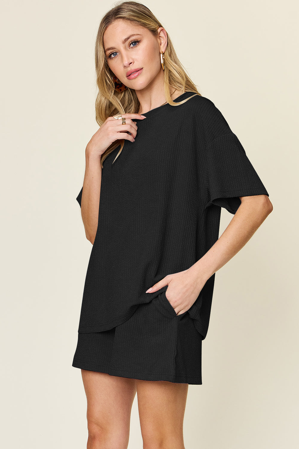 Fashionable Matching Short Set for Women