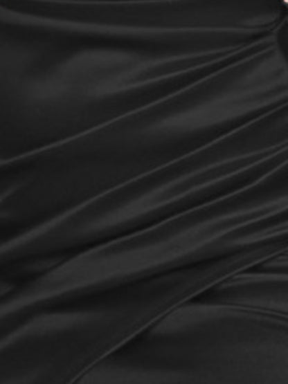 Ruched Spaghetti strap Wrap Dress - Fashion Finder Hub