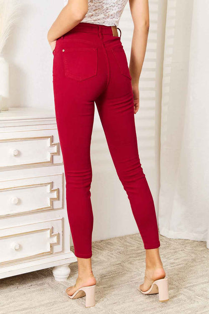 Judy Blue Full Size High Waist Tummy Control Skinny Jeans - Fashion Finder Hub