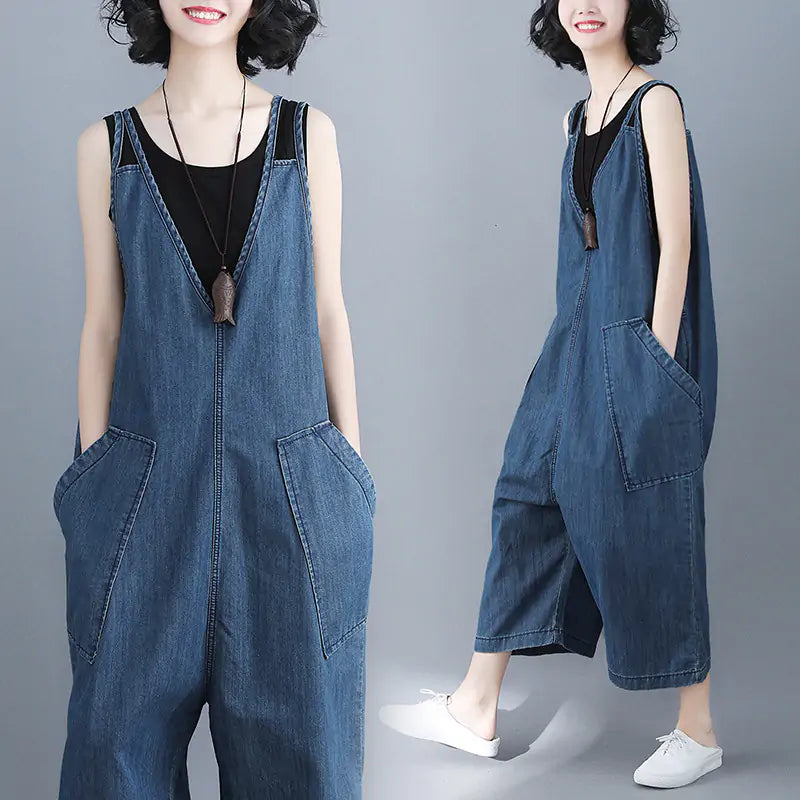 Wide Leg Big Size Jumpsuits