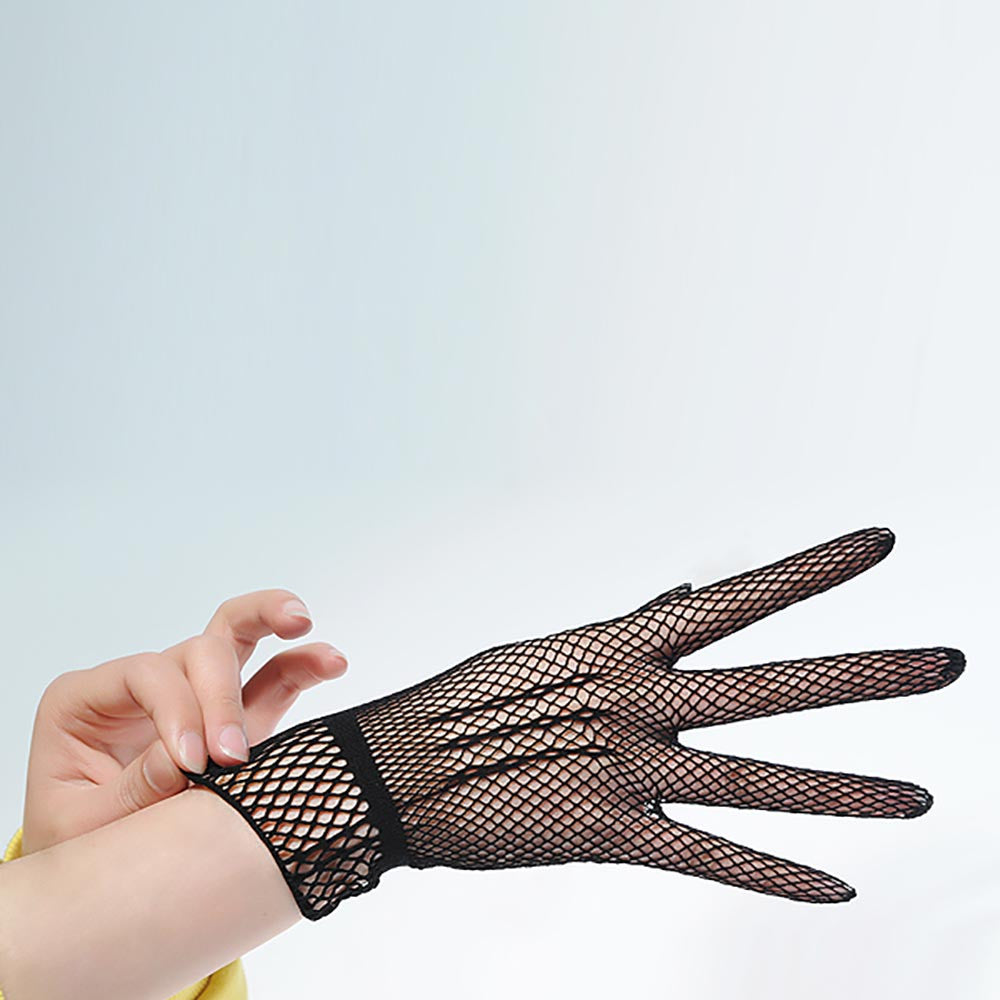 Kendra Fishnet Lace Fashion Gloves