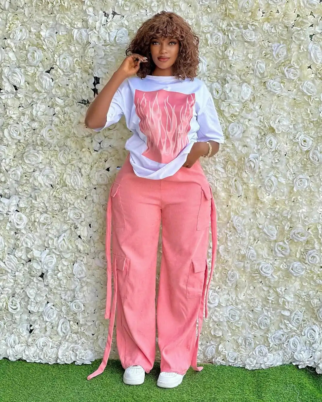 T-shirt With Trouser Set for Daily Dressing
