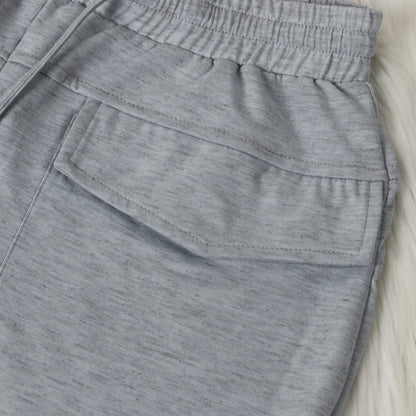 Solid Long Sleeve Two piece Sweatsuit Sets