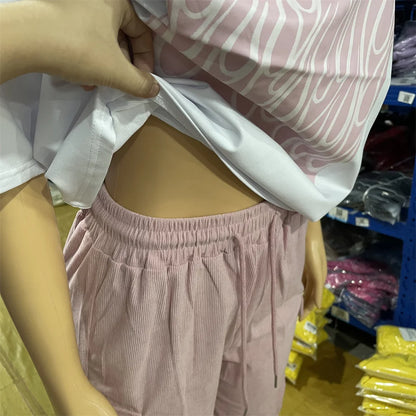 T-shirt With Trouser Set for Daily Dressing