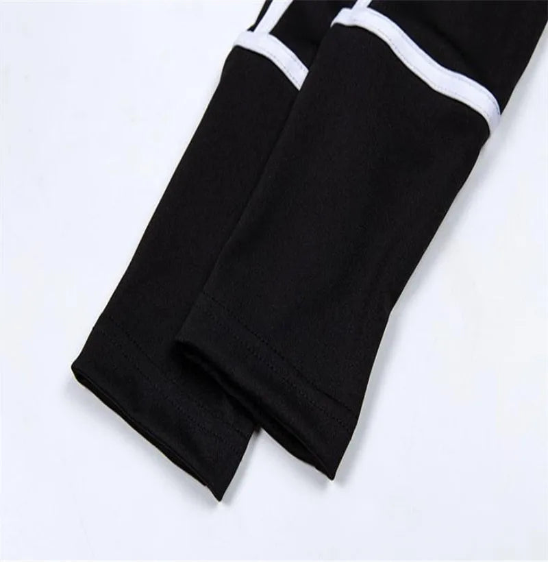 Tight All-around Contrast Slim Fit Midi Dresses