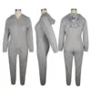 Winter Loungewear Plus Size Fleece Pajama Zipper Hoodie Sleepwear Onesie Pajamas Jumpsuits a Thick Slim-fit Winter Adult Onesie
