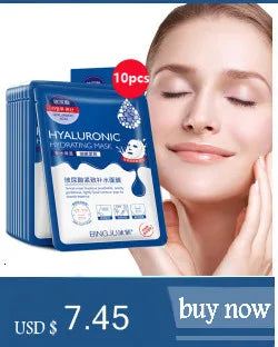 Skin Care Natural Fruit Plant Facial Mask Moisturizing Oil- Aloe Sheet Face Mask