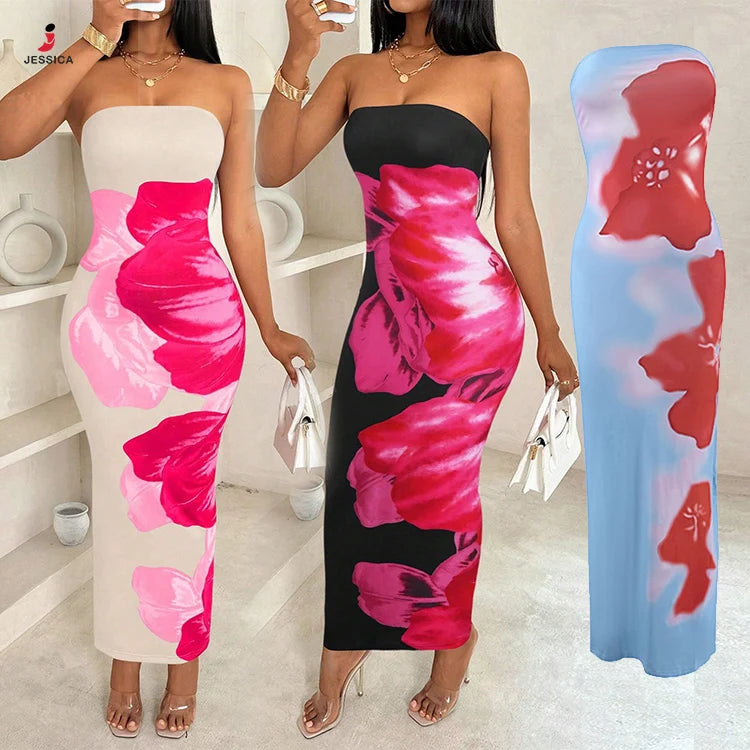 New Arrivals Strapless Bodycon Dress Wrap Dresses (Sundresses)