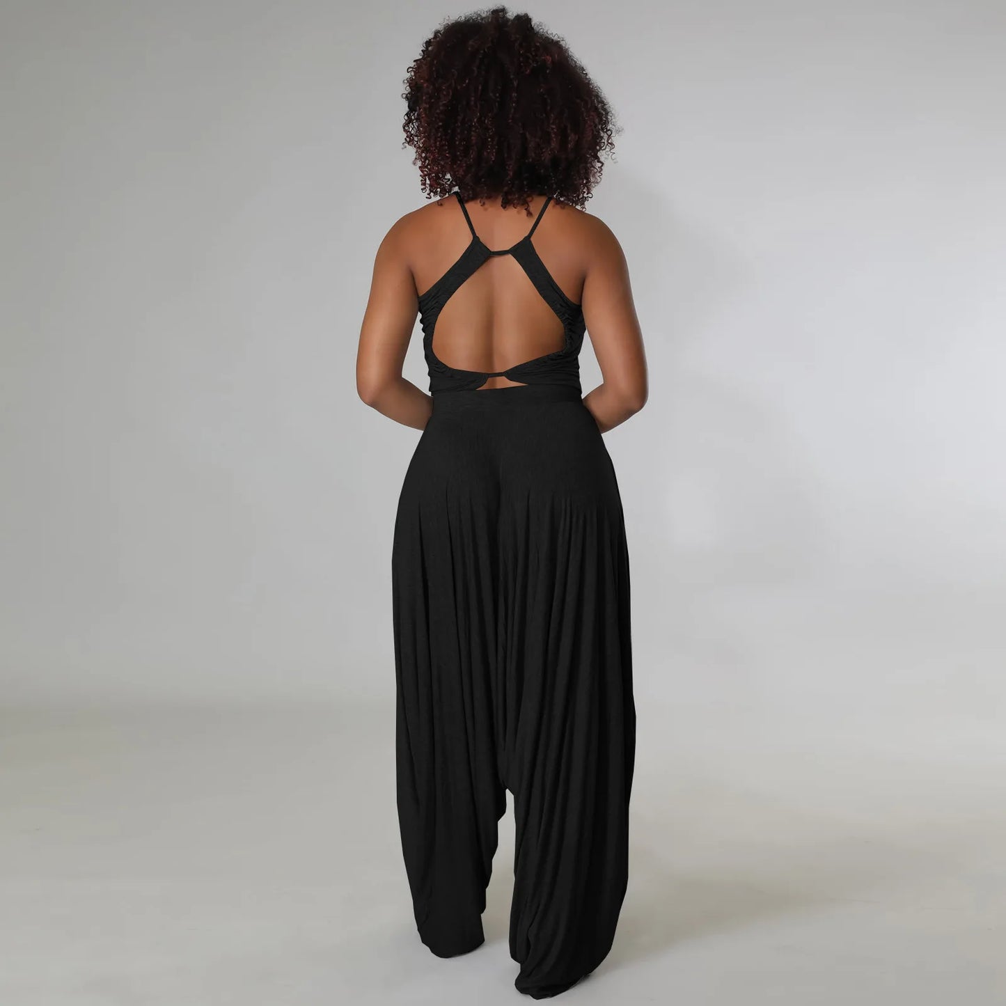 Pleated Tank Tops + Ankle-Length Pants (Unique Design)