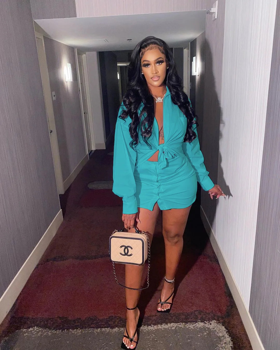 Women Two Piece Skirt Sets 
