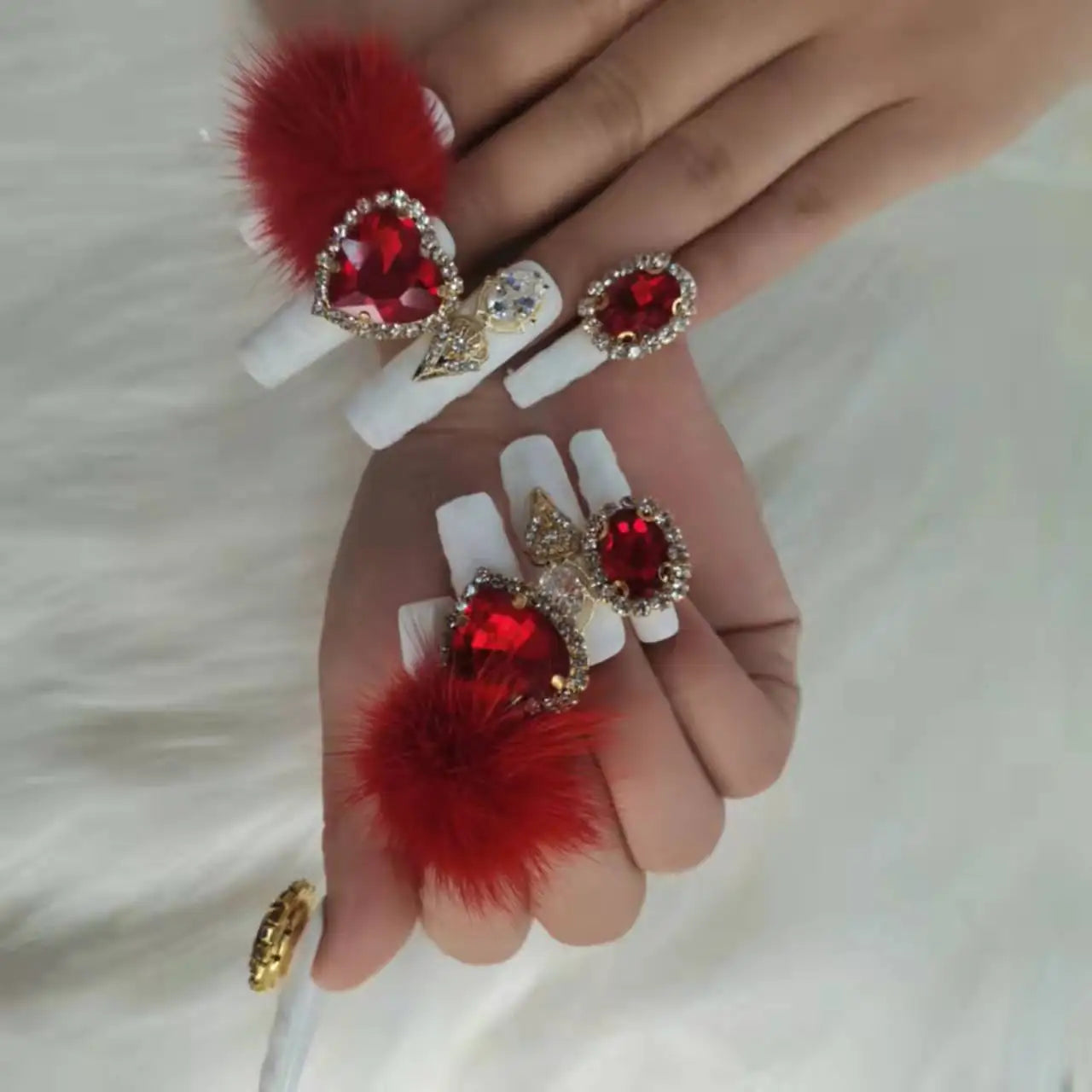 French Press on Nails Acrylic Hand Painted Designer Private Label Logo Customized Packaging Artificial Fingernails