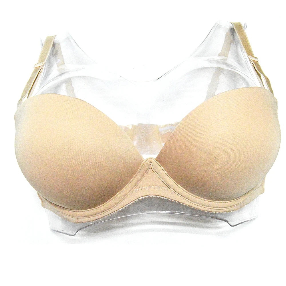 Strapless Wedding Multiway Bralette Add 2 Cup Super Padded Push Up Bra (Size 32 34 36 38 40 A B C D)