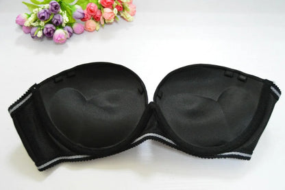 Strapless Wedding Multiway Bralette Add 2 Cup Super Padded Push Up Bra (Size 32 34 36 38 40 A B C D)