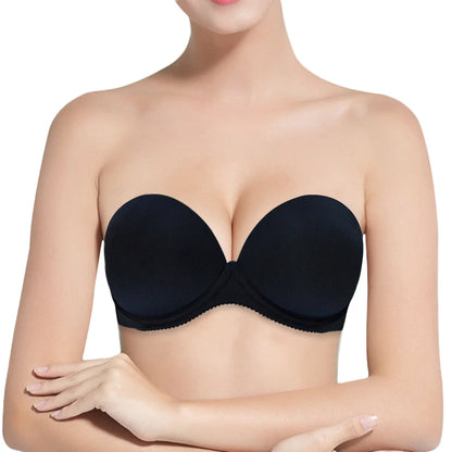 Strapless Wedding Multiway Bralette Add 2 Cup Super Padded Push Up Bra (Size 32 34 36 38 40 A B C D)