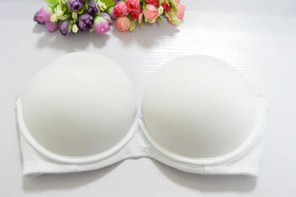 Strapless Wedding Multiway Bralette Add 2 Cup Super Padded Push Up Bra (Size 32 34 36 38 40 A B C D)
