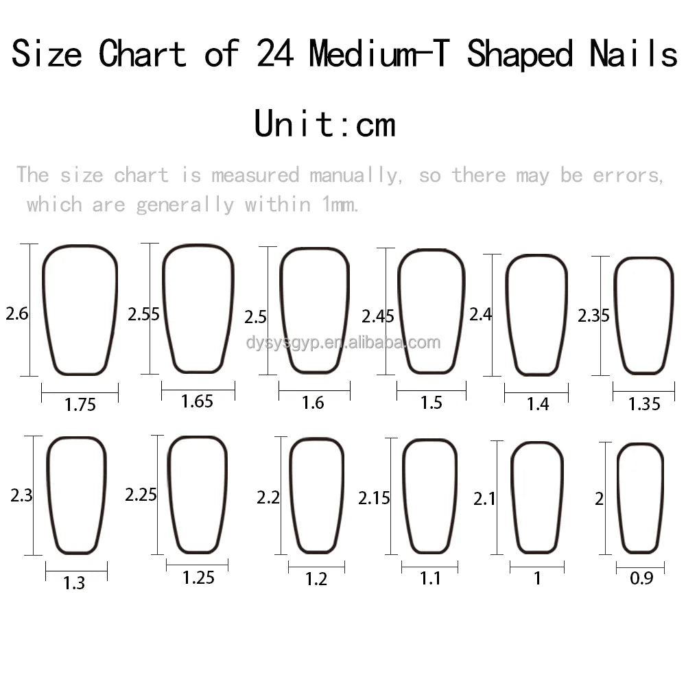 24pcs 3D Dimensional French Square Sky Blue ABS Acrylic Press-on Full Cover Fingernails Minimalist Luxury