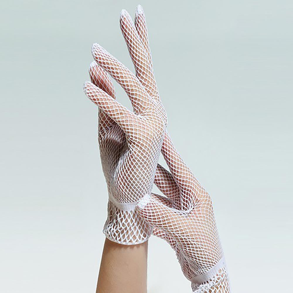 Kendra Fishnet Lace Fashion Gloves