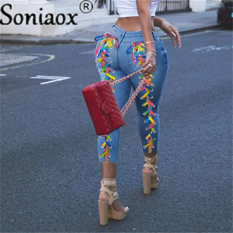 Dania Blue Ripped Jeans