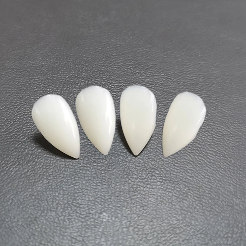 1pair Bloodcurdling Vampire Werewolves Fangs Fake Dentures Teeth Costume Halloween Fad