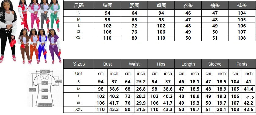 Fashion Trend Baseball Jurk Uniform 2 Piece Set Tracksuits Baseball Uniform Sports Suit Sweatsuits Women Set Sportswear Korean