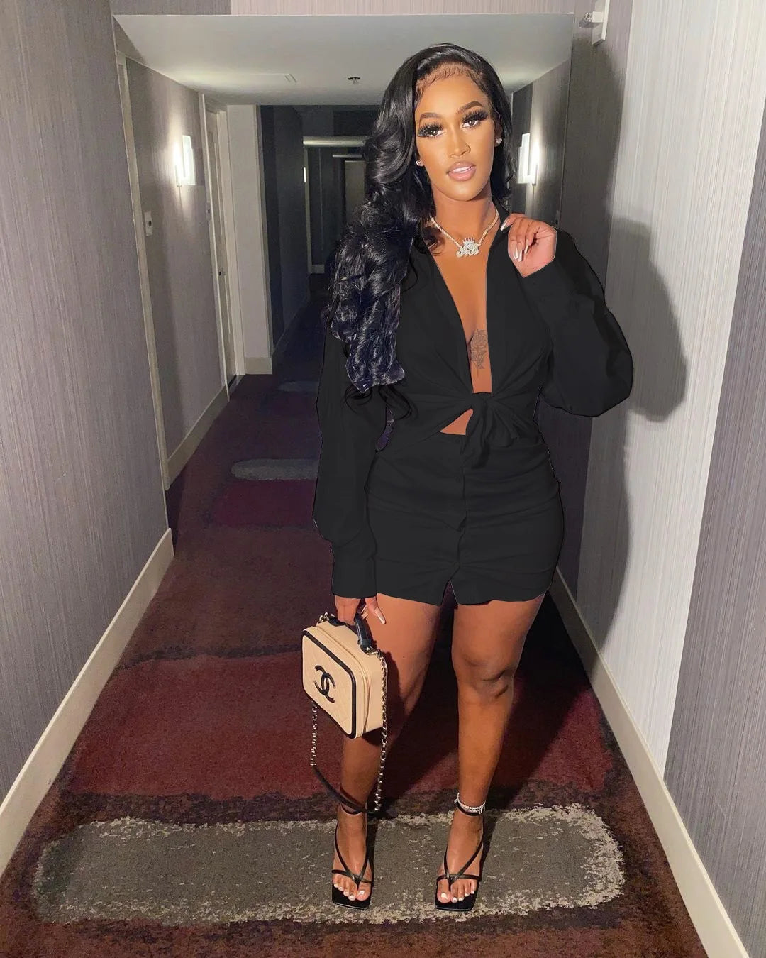 Women Two Piece Skirt Sets 
