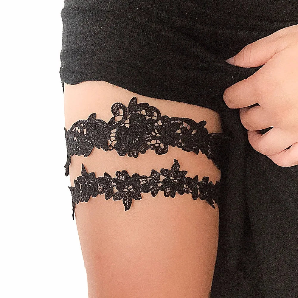 Bride Thigh Ring Bridal Elastic Leg Garter