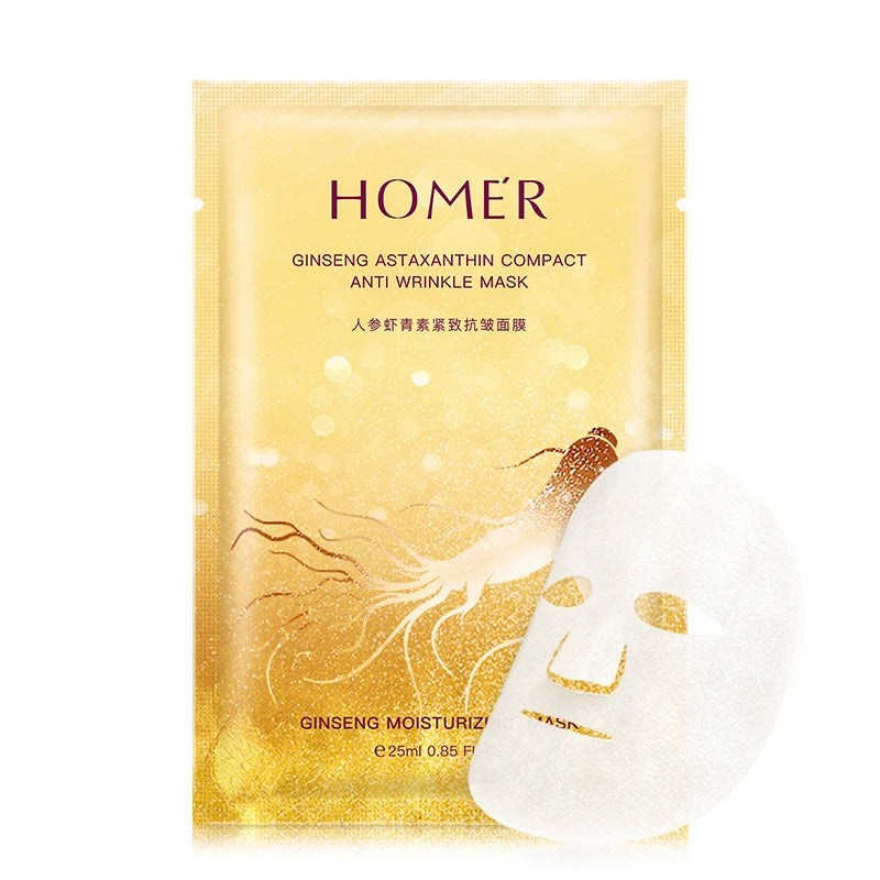 Skin Care Natural Fruit Plant Facial Mask Moisturizing Oil- Aloe Sheet Face Mask