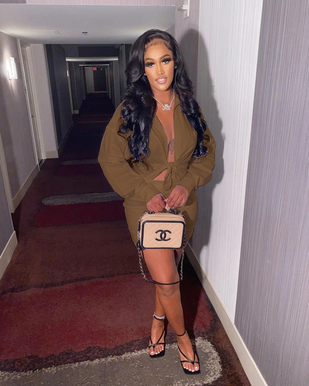 Women Two Piece Skirt Sets 
