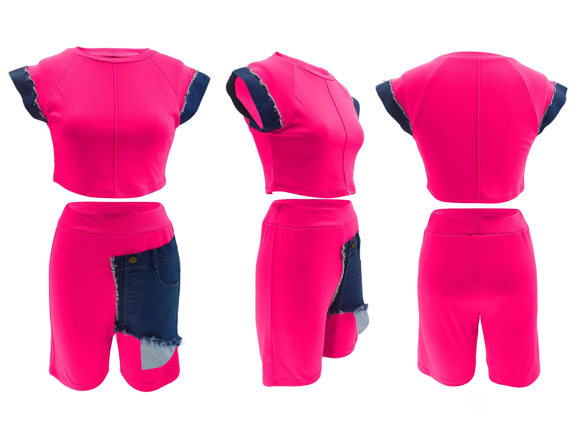 Women Two Piece Short Sets 